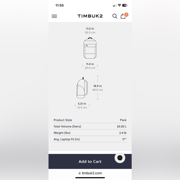 Timbuk2 Authority Laptop Backpack Deluxe - Picture 11 of 11